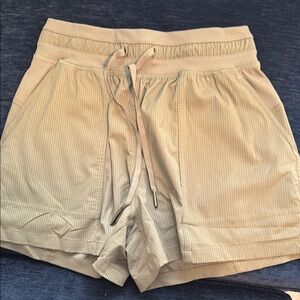 Lululemon Army Green High Waist Shorts